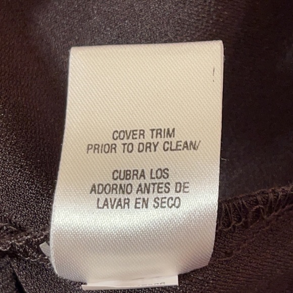 Sandra Darren Color Block Split Neck Sheath Dress 8P - Picture 9 of 9